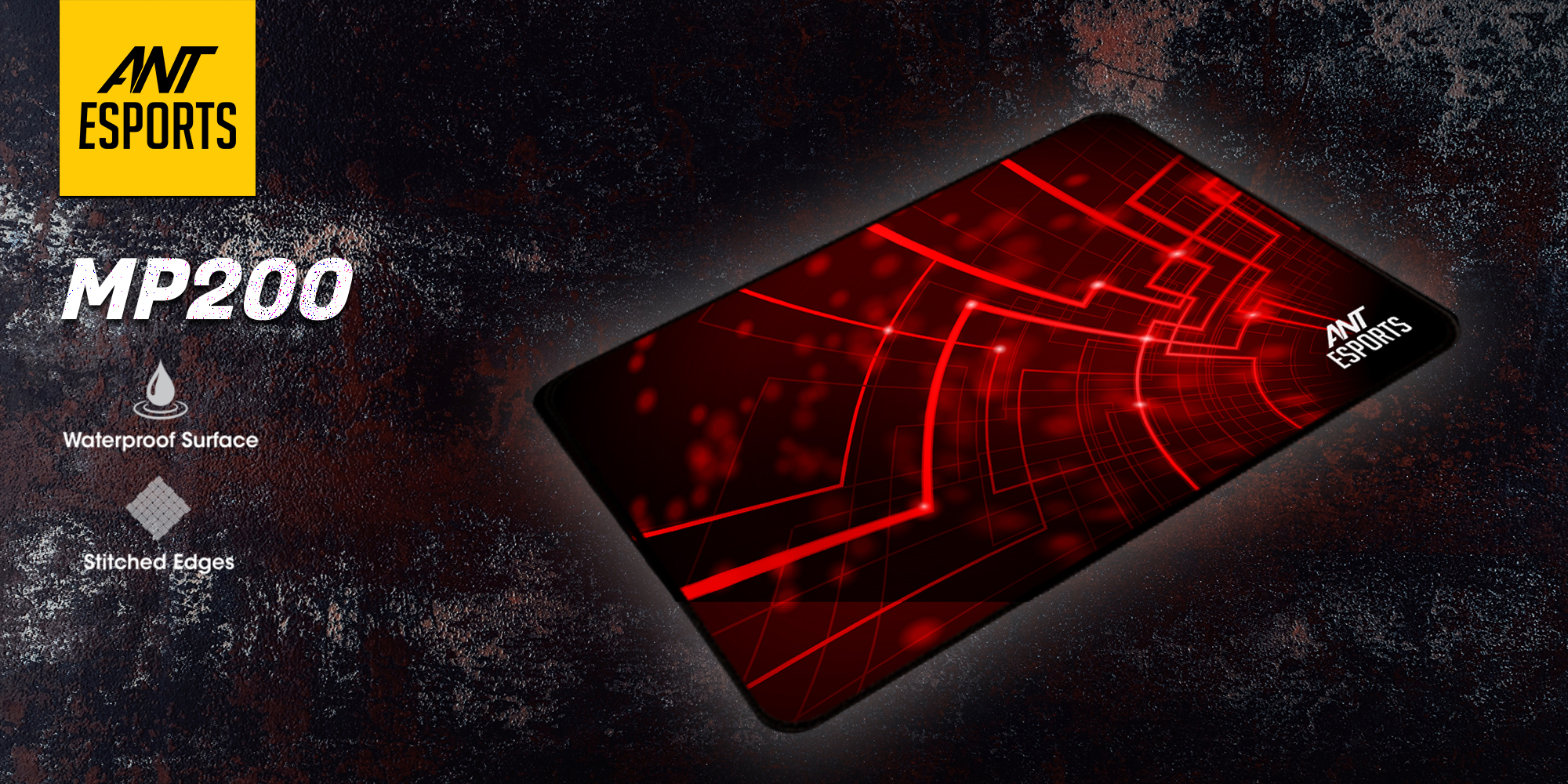 Ant Esports MP200 Medium Waterproof Mousepad - ANT E-SPORTS